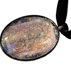 Handmade and Upcycled Fairy Dust Pendant Necklace